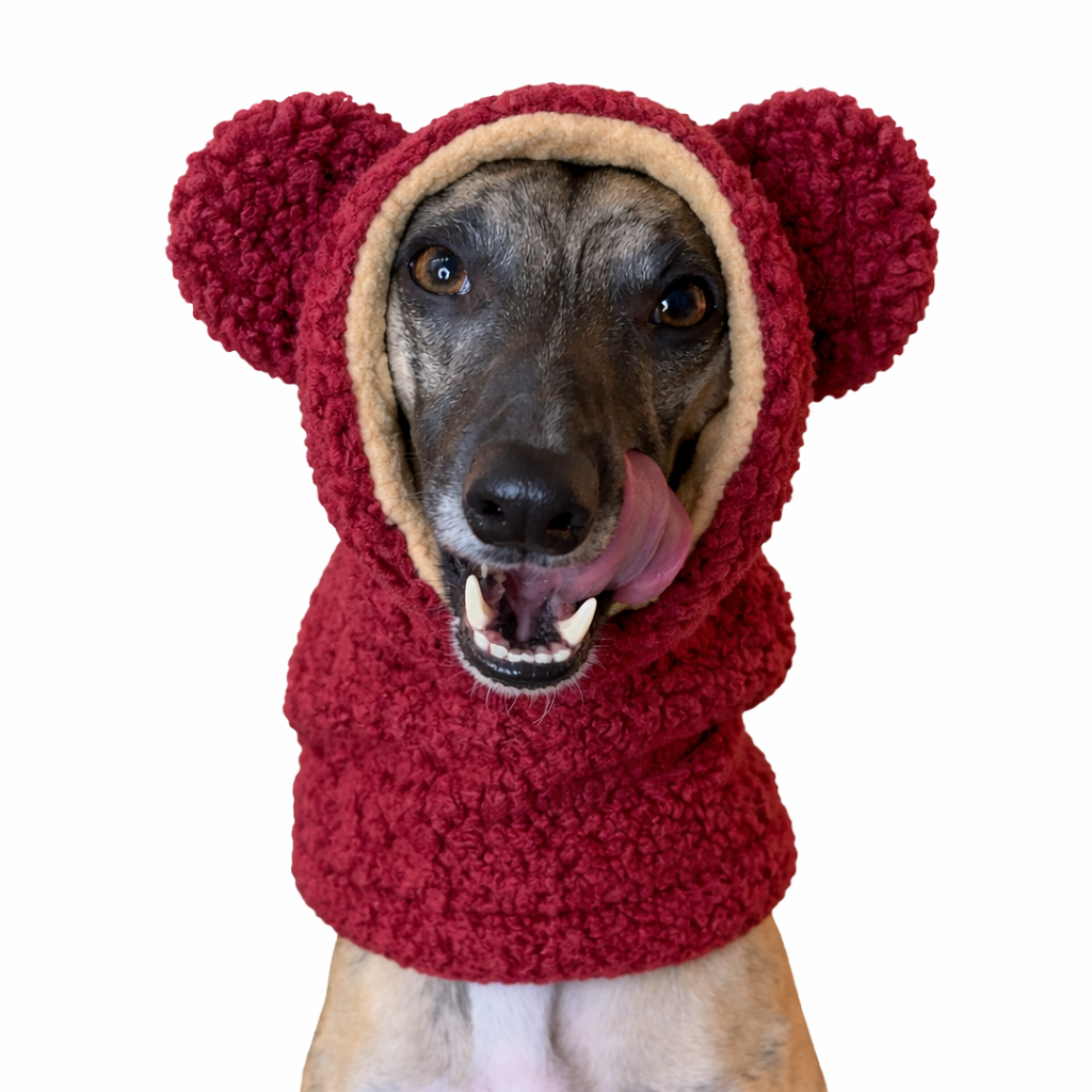 Red Teddy snood (M)
